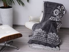Ljubki dom Premium deka FLOWER iz turškega bombaža 150 x 200 cm