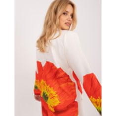 ITALY MODA Ženski suknjič s potiskom SAY krem barve DHJ-MA-18525-6.16X_406096 Univerzalni