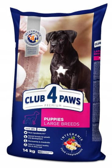 Club4Paws Premium suha hrana za mladiče velikih pasem 14 kg