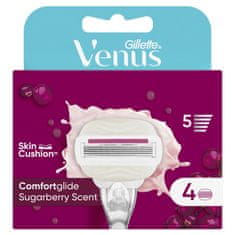 Gillette Venus Comfortglide nadomestna rezila, Sugarberry, 4/1