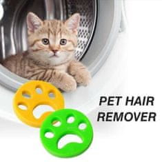 Netscroll Ponovno uporabni lovilec dlak za pranje perila, odstranjevalec dlak iz oblačil, netoksičen, mehak in lepljiv, primeren za pralni in sušilni stroj - Paket 2 kosov, HairCollect
