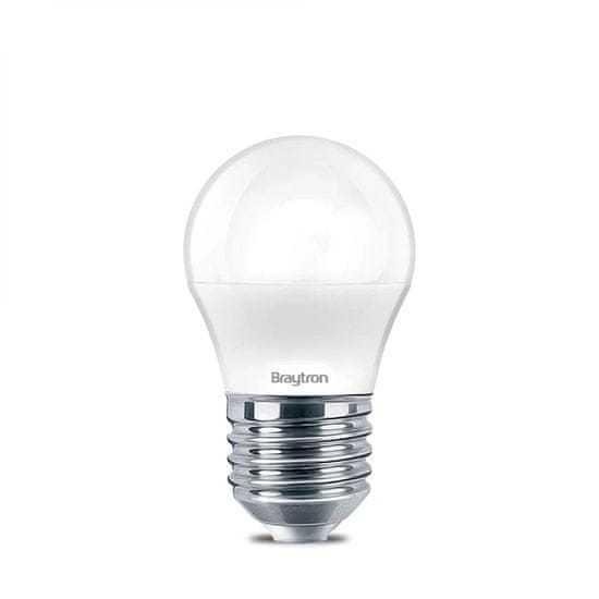 BRAYTRON LED sijalka bučka E27 5W hladno bela 450lm CRI>80 180°