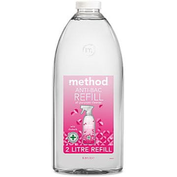 METHOD POSTOPEK Antibakterijsko univerzalno čistilo REFILL, 2 l - Rabarbara