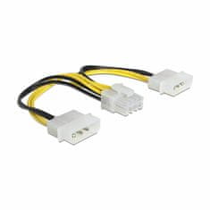 Delock adapter DC 2x Molex M - 8pin EPS 83410