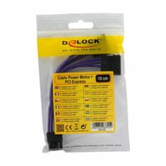 Delock adapter DC 2x Molex M - 8pin za grafične kart. PCI-express 0,15m 83705