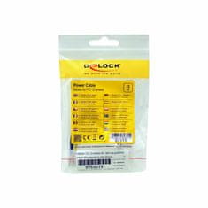 Delock adapter DC 2x Molex M - 6pin za PCIe grafične kart. 0,15m 82315