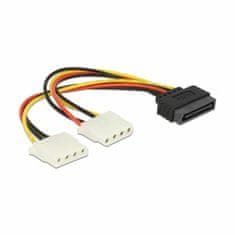 Delock adapter SATA M + 2x Molex Ž 65159