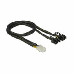 Delock adapter DC 6pin na 2x8pin za PCIe grafične kart. 0,3m 85455