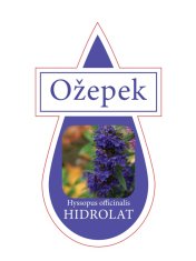 ZAKLADNICA DOBRIH I.  Hidrolat - navadni ožepek .