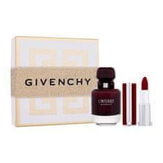 Givenchy L'Interdit Rouge Set parfumska voda 50 ml + šminka Le Rouge Deep Velvet 3,4 g 37 Rouge Grainé za ženske