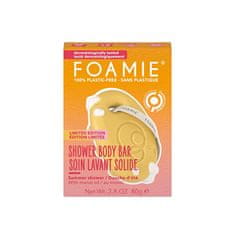 Foamie Trdna nega za tuširanje Beach Please (Shower Body Bar) 80 g