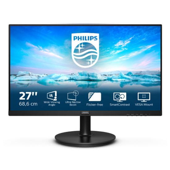 Philips Monitor 68,5 cm (27,0) 271V8L 1920x1080 75Hz 4ms VA VGA HDMI 2H AdaptiveSync sRGB