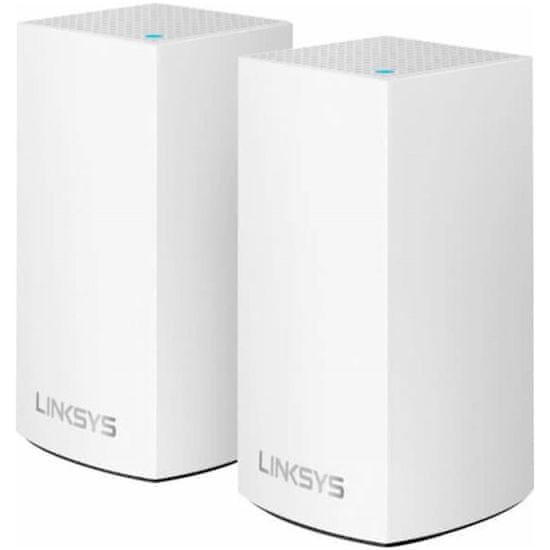 Linksys Usmerjevalnik brezžični mrežni sistem VELOP WiFi5 802.11ac AC1300 867Mb/s dualband MESH MU-MIMO 2xLAN 2x notranja antena (WHW0102-EU)