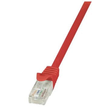 LogiLink KABEL PATCH UTP Cat 5e 5,00m RJ45 10/100 - rdeč (CP1074U)