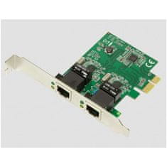 LogiLink Mrežna kartica PCIe 2x LAN RJ45 100/1000 (PC0075)