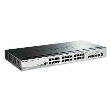 D-Link STIKALO 28-PORT 2xSFP 100/1000 PoE Managed Rackmount (DGS-1510-28P)