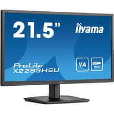 iiyama Monitor 54,6 cm (21,5) X2283HSU-B1 1920x1080 75Hz VA 1ms HDMI DisplayPort 2xUSB2.0 Zvočniki sRGB99% FreeSync