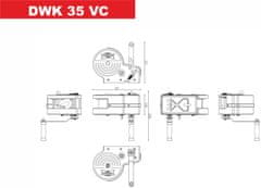 Dragon Winch Vitel linearni prenosni, Dragon Winch DWK 35 VC z ohišjem 1588 kg, 10 m podaljška