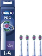 Oral-B Pro 3D White EB18p-4 glava za električno zobno ščetko, 4 kosi