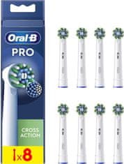 Oral-B Pro Cross Action EB50-8 glava za električno zobno ščetko, 8 kosov