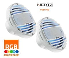 Hertz Zvočnik HMX 6.5-LED-TW-6.5''4Ohm MARINE COAX RGB LED SET