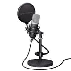 slomart trust 21753 mikrofon črn studijski mikrofon