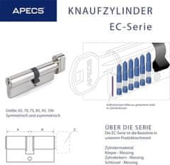APECS Cilindrični vložek APECS EC-95(40/55C)-C-NI (3keys) (00026439)