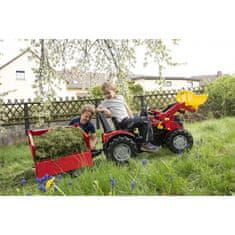 Rolly Toys X-Track traktor na pedala z vedrom in tihimi kolesi PREMIUM 3-10 let