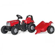 Rolly Toys Roly Kid pedalni traktor Case s prikolico