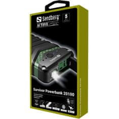 Sandberg Survivor Powerbank 20100 prenosna baterija
