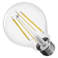 Emos Filament A60 LED zatemnilna žarnica, E27, toplo bela