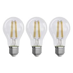 Emos Filament A60 LED žarnica, E27, nevtralno bela, 3 kosi