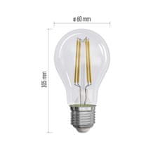 Emos Filament A60 LED žarnica, E27, 806 lm, nevtralno bela, 3 kosi
