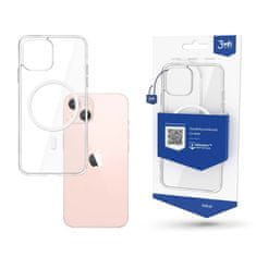 3MK Silikonski etui MagCase za Apple iPhone 15 Plus - prozoren