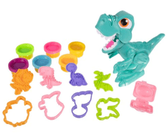 Kruzzel set za plastelin, Dinozaver, z dodatki