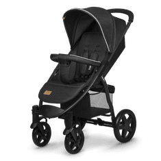 Lionelo Annet športni voziček, črn