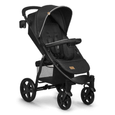 Lionelo Annet športni voziček, črn