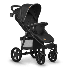 Lionelo Annet športni voziček, črn