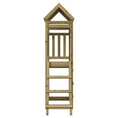 Vidaxl Zunanje igralo 52,5x110,5x214 cm impregnirana borovina