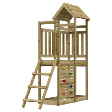 Vidaxl Zunanje igralo 52,5x110,5x214 cm impregnirana borovina