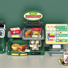 WOOPIE Shop Restavracija hitre prehrane Mini Burger Shop 35 el.