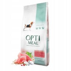 OptiMeal suha hrana za pse srednjih pasem s puranom 20 kg