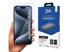 3MK Apple iPhone 15 Pro nezlomljivo hibridno steklo - 3mk FlexibleGlass