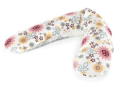  Theraline Original prevleka za materinsko blazino, 100% bombaž, 190 cm, bela poletno cvetje