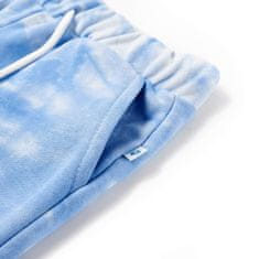 Vidaxl Otroške kratke hlače z vrvico nežno modre 92