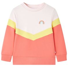 Greatstore Otroški pulover nežno roza 128