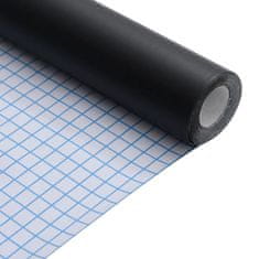Vidaxl Nalepke za pohištvo samolepilne mat črne 90x500 cm PVC