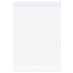 Vidaxl Nalepke za pohištvo samolepilne mat bele 90x500 cm PVC