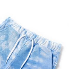 Vidaxl Otroške kratke hlače z vrvico nežno modre 92