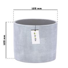 botle Cvetlični lonec Cvetlični lonec Ohišje Barva Siva Okrogla Ø 12,5 cm V 12 cm Glossy površina Modern Glamour